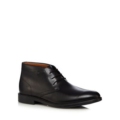 Clarks Black 'Chilver Hi GTX' leather boots